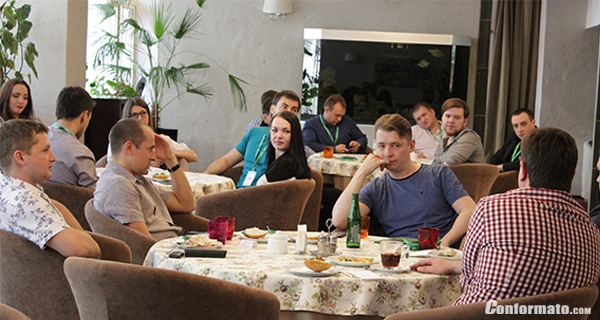 Гости бизнес-завтрака - ведущие IT специалисты в Харькове